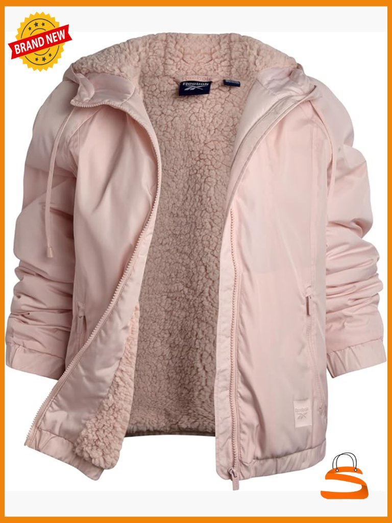 Women's Windbreaker Jacket - Water Resistant Sherpa Lined Softshell